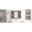 Armoire murale moderne avec miroir - 35 po x 27,5 po, rangement polyvalent, intimité dissimulée, miroir facile à assembler, poignée rétro, espace généreux-97417713