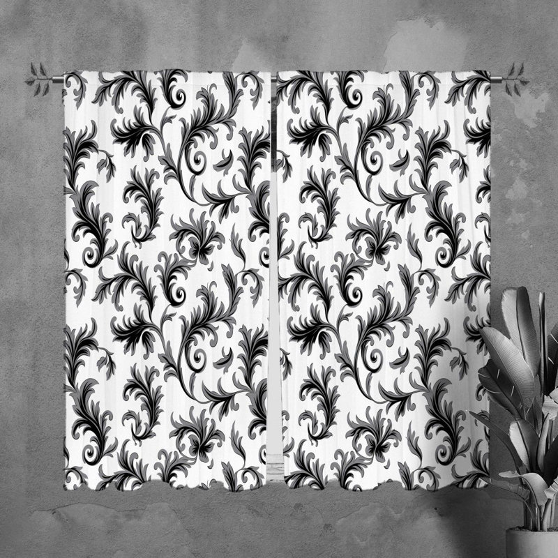Paire de rideaux obscurcissant en polyester Miguelito, L 20 po x L 61 po
