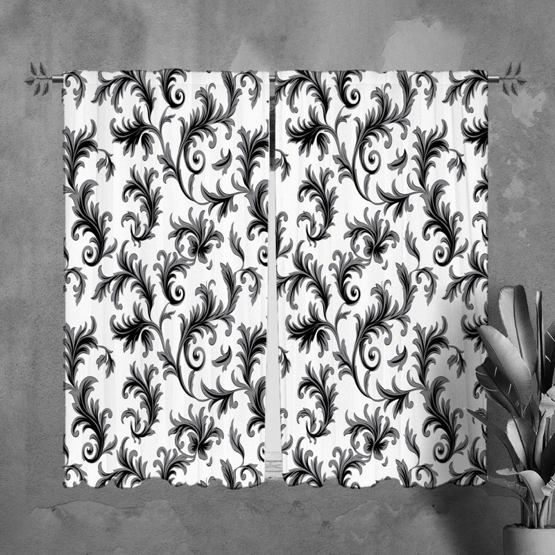 Paire de rideaux obscurcissant en polyester Miguelito, L 40 po x L 61 po