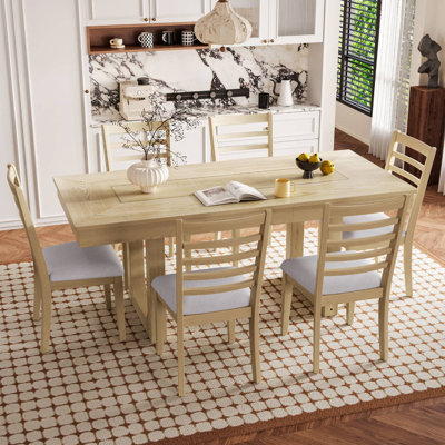 7 Piece Extendable Dining Set
