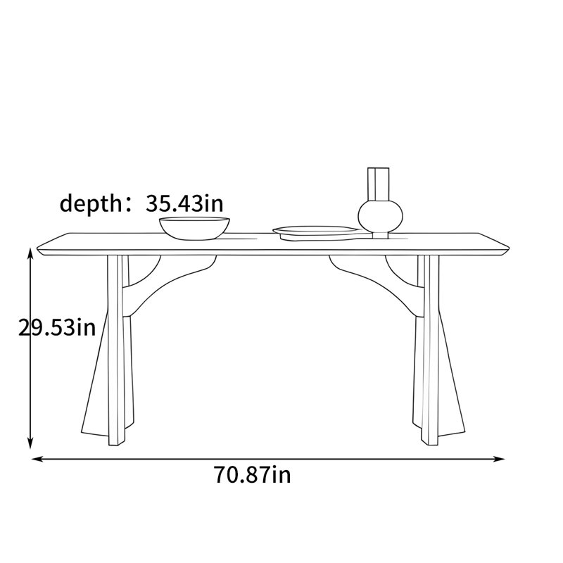 Lafever, 29.53 x 70.87"L x 35.43"W