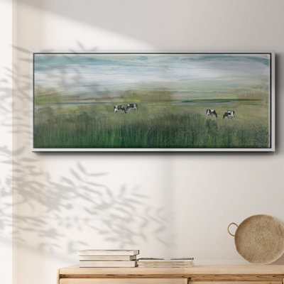 Grazing In Shandelee- Framed Canvas
