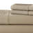 Southshore Fine Linens Vilano Extra Deep Pocket Pleated Sheet Set, Double-Brushed Microfiber 21-Inch Deep Pocket Sheets with Pleated Hem, 2 Fitted Sheets, 2 Pillowcases, Split King, Taupe-2016060854-2016060803