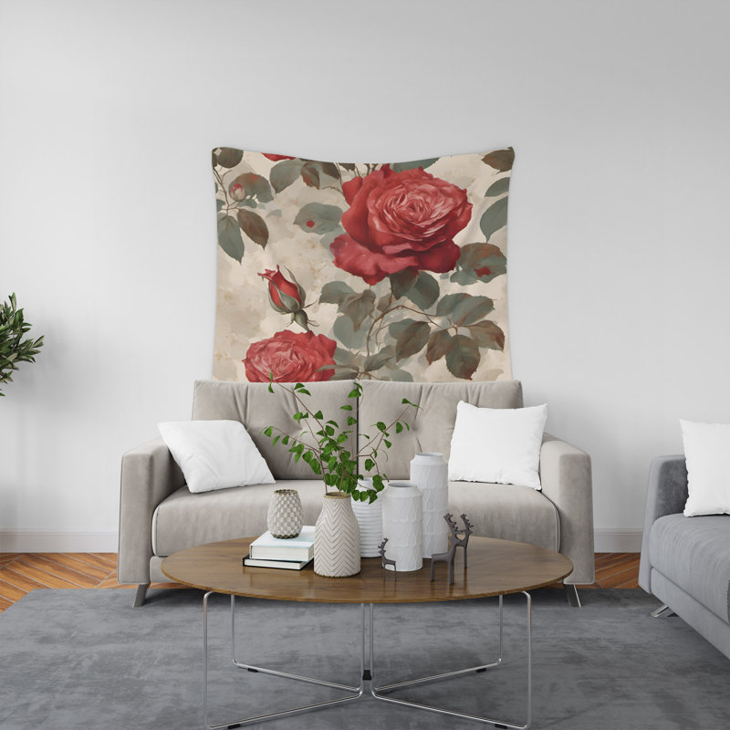 Tapisserie murale, H 88 po x l 104 po x P 1,2 po