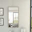 Armoire à pharmacie moderne à miroir avec tablette ouverte et 2 tablettes intérieures Modesto-2709246