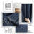 Complete 22 Piece Bathroom Accessory Set with Bath Rugs, Shower Curtain Set, Liner, and Hooks-95756590
