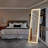 LED Full Body Mirror, Rectangle Wall-Mounted & Free-Standing Leaning Design – Set Of 2 Mirrors For Home Use-836328814