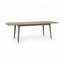 Table de salle à manger d'extérieur en bois extensible