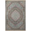 Tapis décoratif frangé à motif floral multicolore à motif gris multicolore et rose-855142344
