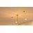 Gold Chandeliers With Ribbed Globe Glass-1257371917-1257371916