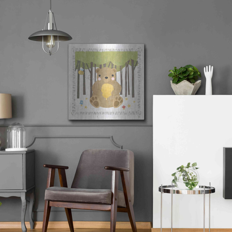 «Wood Land Hideaway Bear» par Moira Hershey, H 24 po x l 24 po