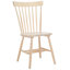 Chaise d'appoint à dossier Windsor en bois massif Matanna-247345322