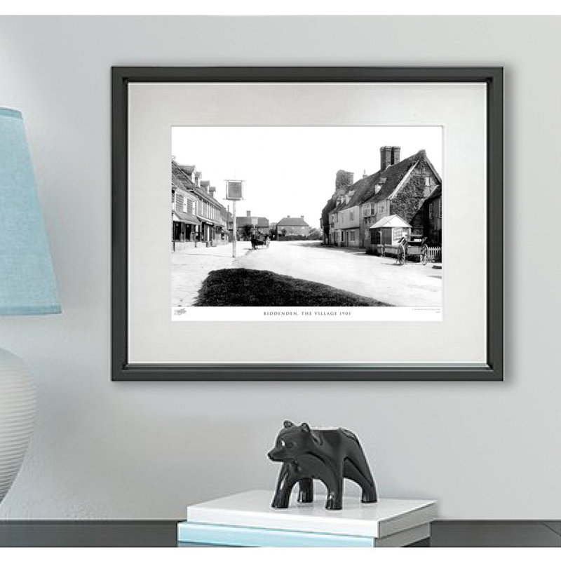Biddenden, The Village 1901 - Single Picture Frame Print, 40cm H x 50cm W x 2.3cm D