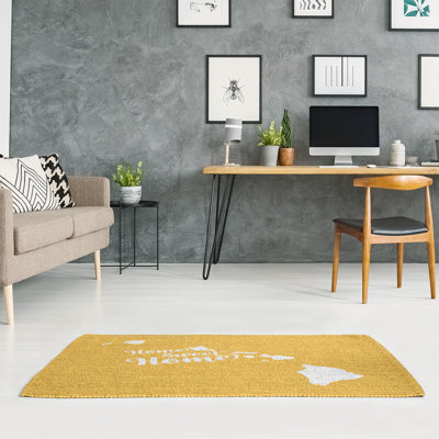 Tapis en poly-chenille honolulu à la maison