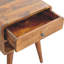 Eduarte 45cm W Solid Wood Bedside Table