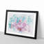 Lilac and Pink Orchids Watercolour - Picture Frame Graphic Art Print-56738786-56738788