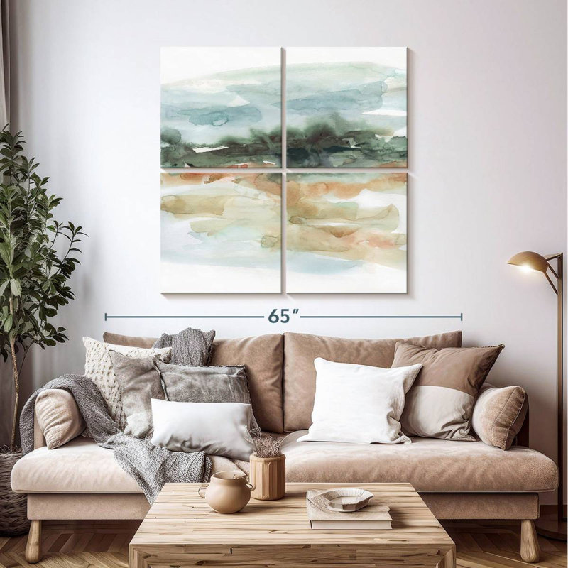 Rainwashed Landscape, 45" H x 45" W
