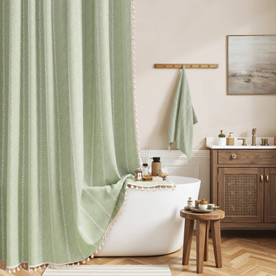Ensemble de rideau de douche Boho Farmhouse
