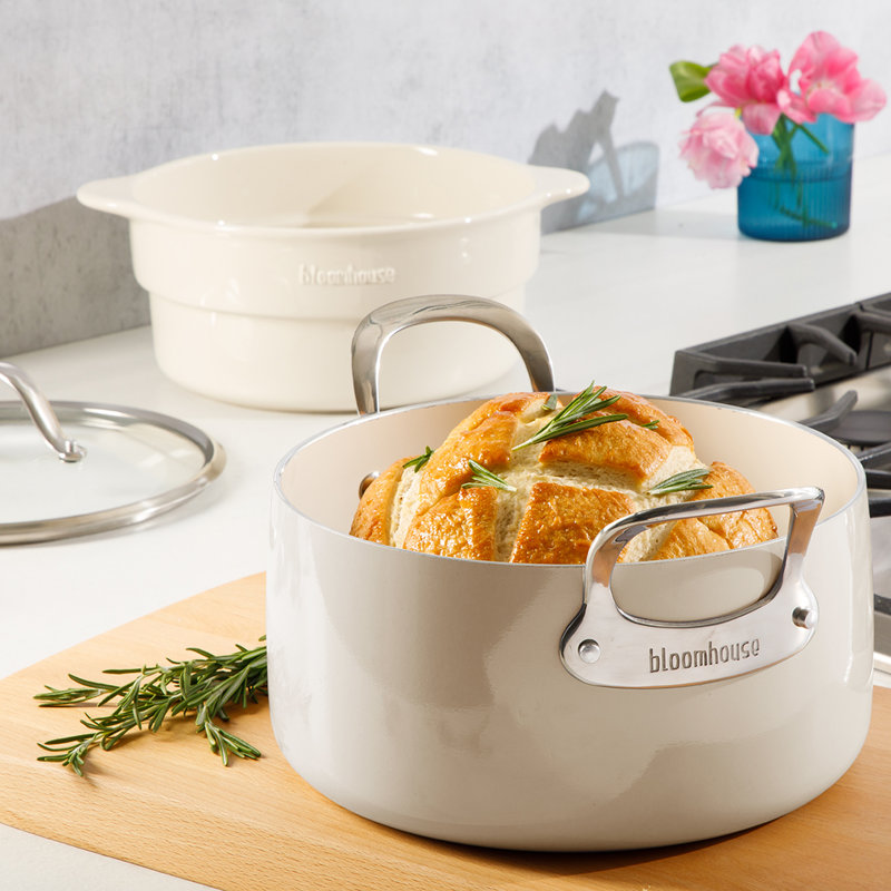Cocotte en aluminium antiadhésive 6 pintes Bloomhouse