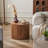2-Pieces Round Wooden Nesting Coffee Table-1210383085
