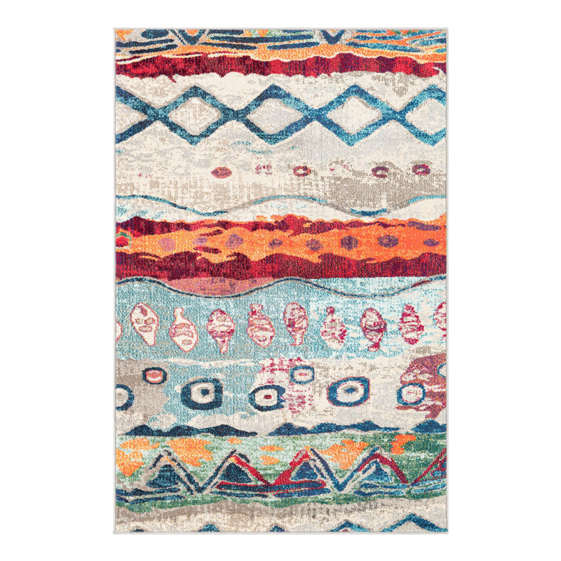 Washable Indoor Rug, Rectangle 4'1" x 6'1"