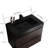 Integrated Basin In Matt Black Engineered Quartz With Overflow Construction And Feature-1756347679