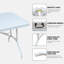 Table pliante 6 pi, table en plastique portative pour le camping, pique-niques, fêtes, table pliable à charge élevée