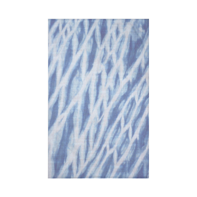 Beach Vacation Throw Blanket, 60" L x 80" W x 0.5" D, Blue