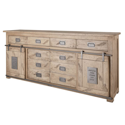 Railway 200cm Solid Wood Sideboard