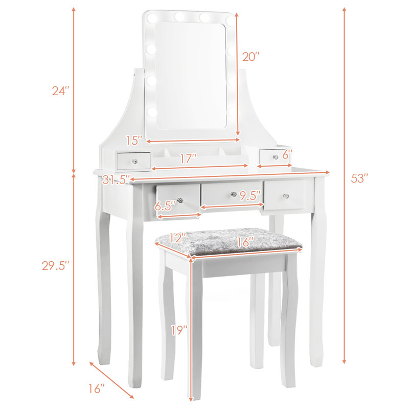 Anastasiia Vanity, White