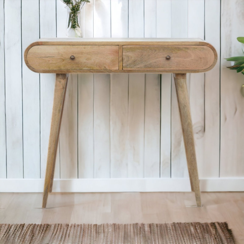 90cm Solid Wood Console Table