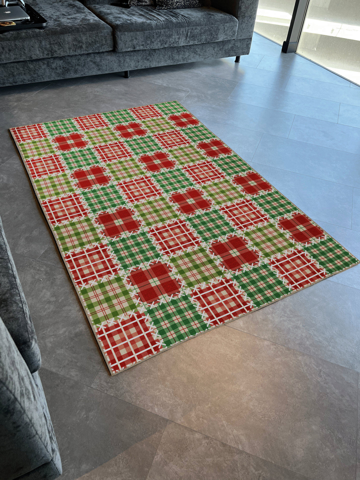 Orren Ellis Red-Green Themed Christmas Gift Package Patterned Creative ...