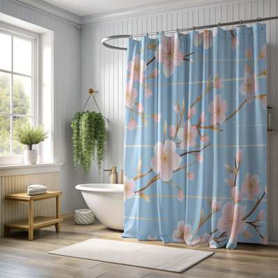 Blush Bow - Premium Shower Curtain 67