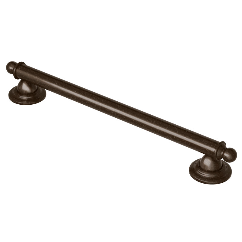 Brantford Grab Bar, 1.25" H x 18" W x 1.25" D, Oil Rubbed Bronze