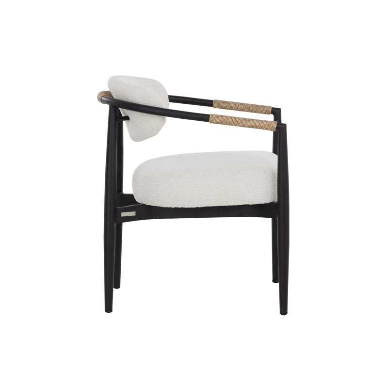 Outdoor Dining Armchair, Black