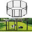 Panel Steel Pet Barrier With Door-115727290