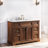 Claireville 48'' Single Bathroom Vanity with Marble Top