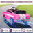 12v Licensed Shelby Electric Car For Kids, Ride On Toy With Remote Control, Bluetooth Music, Adjustable 3 Speed, Multiple Panel, Led Lights, Shock Absorbers, Safety Belt-118612836
