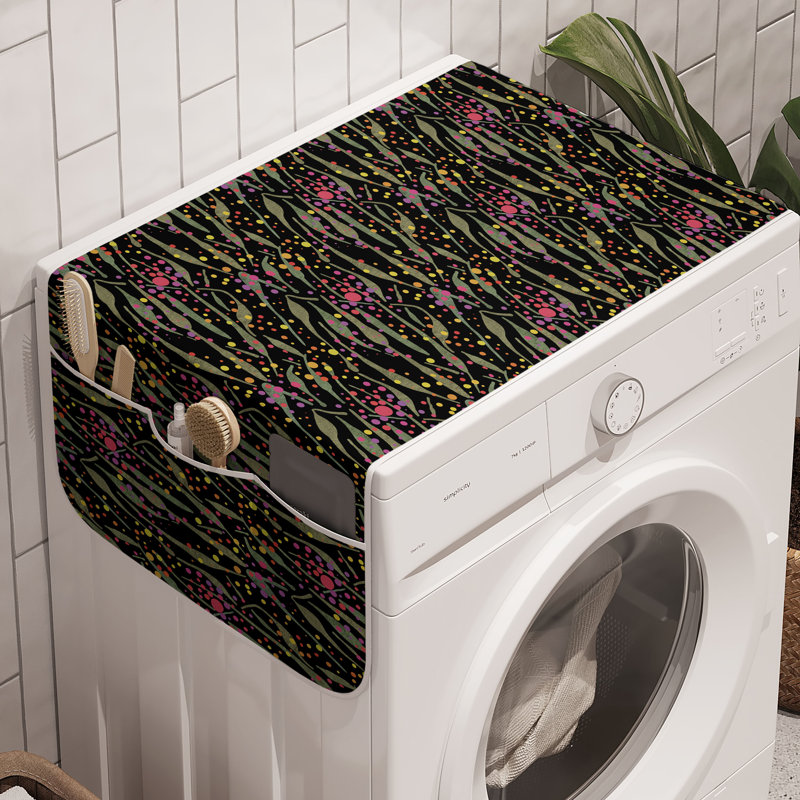Ambesonne Fashion Washing Machine Organizer Pack of 2 47" x 18.5"