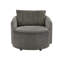Fauteuil d'appoint pivotant en velours côtelé Doniphan-1619517933