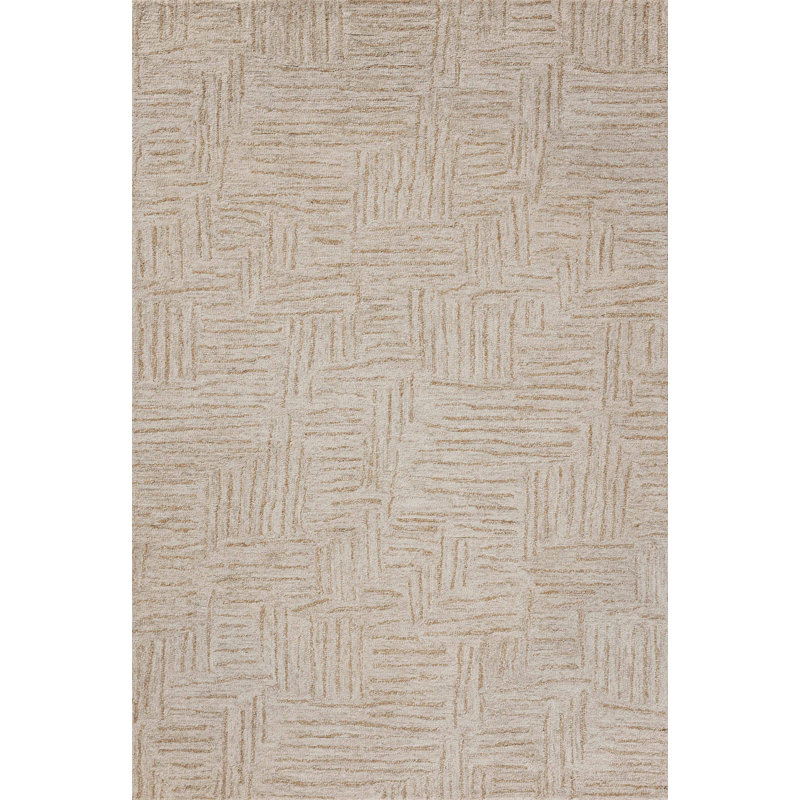 Polly Smoke and Sand Hand-Tufted Wool Area Rug 2'-3" x 3'-9"