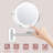 LED Round Metal Wall Mirror Rechargeable Makeup Mirror-1335965862-1333669382