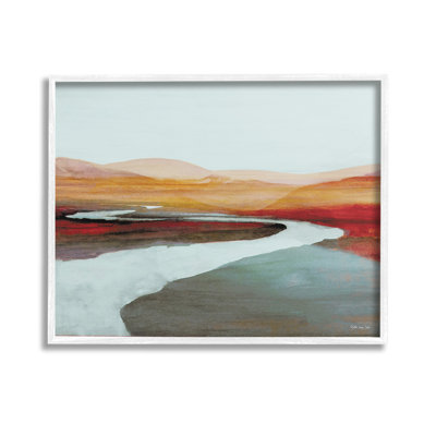«Flowing River Landscape Single Frame Frame» par Stellar Design Studio sur