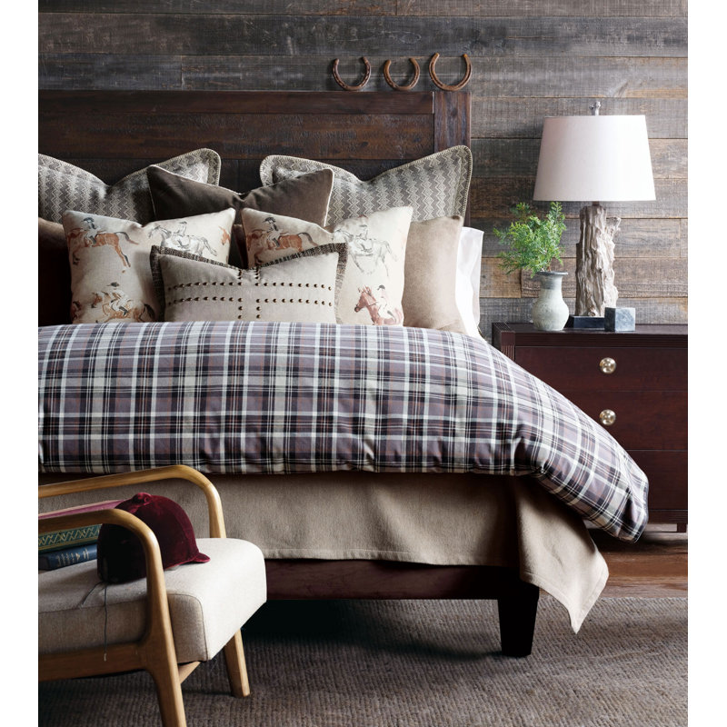 Equestrian Square Pillow Cover & Insert, Feathers