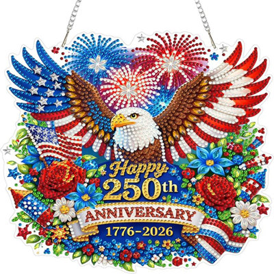 USA 250th Anniversary Acrylic Pendant
