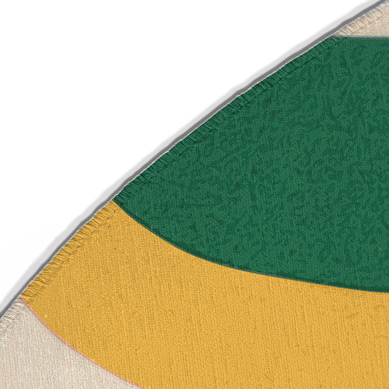 Flashy Line Indoor And Outdoor Area Rug, Round 5'