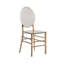 Ensemble de 2 chaises empilables en acrylique