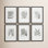Welles "Gray-Tone Fern" Wall Art Set