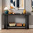 Vintage Consoletable With T-leg Design And 2-tier Structure-395527049