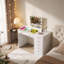 Bureau de maquillage avec lumières RVB